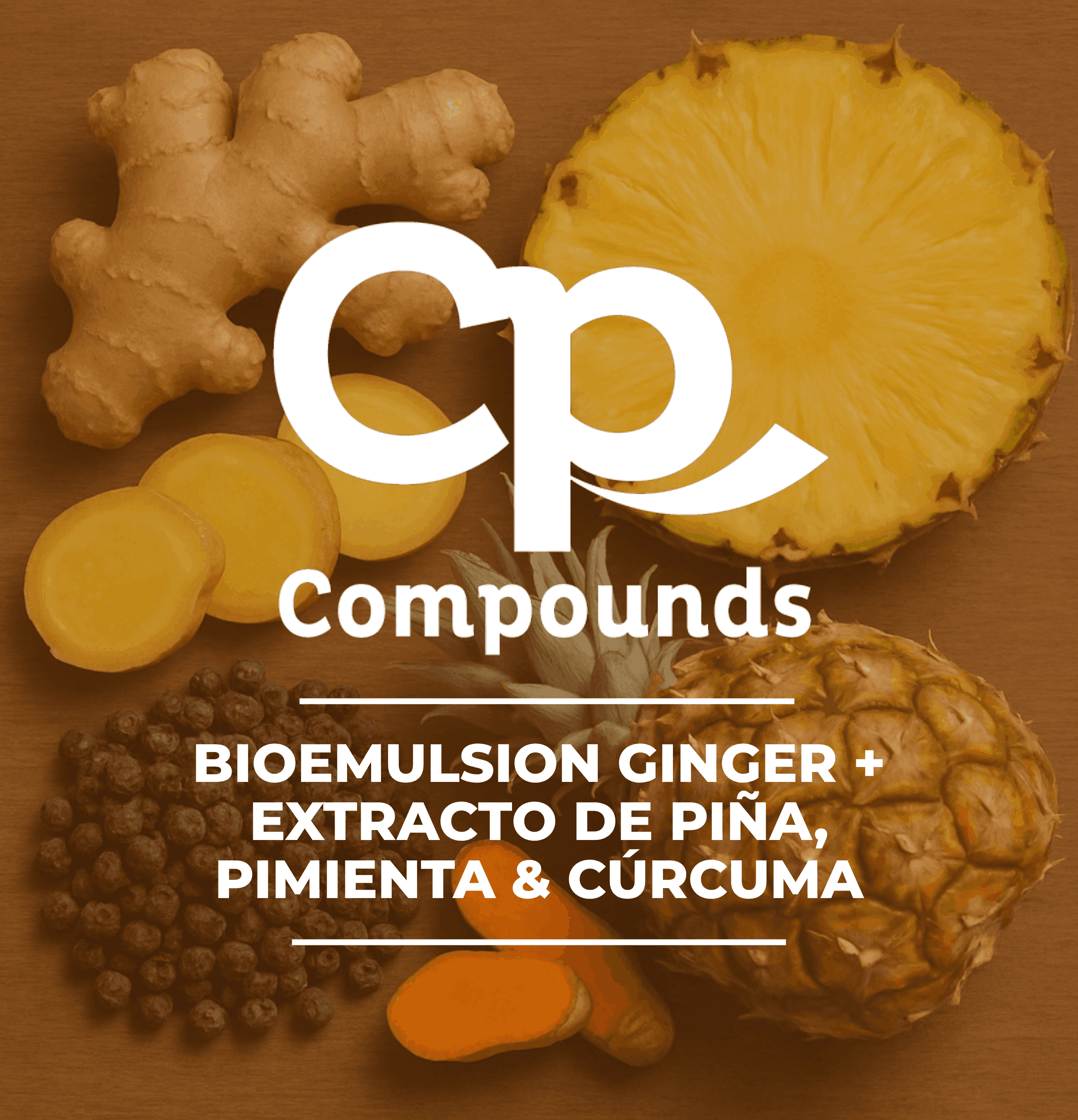 Cp Compounds Ginger + Piña, Pimienta y Cúrcuma